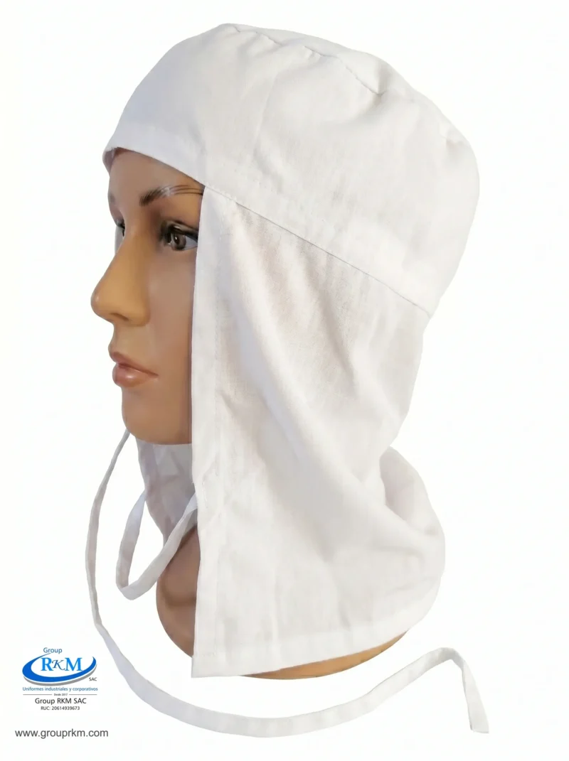 Cofia DE TELA ARABE Blanco
