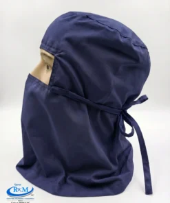 Cofia de tela Capucha Cerrado Azul Marino