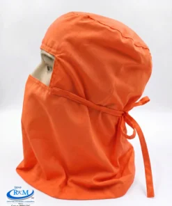 Cofia de tela Capucha Cerrado Naranja