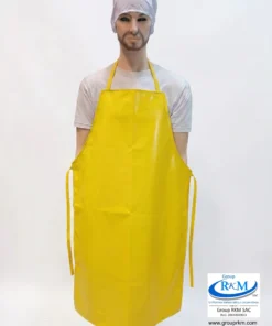 Delantal Doble Faz PVC Semi industrial Amarillo