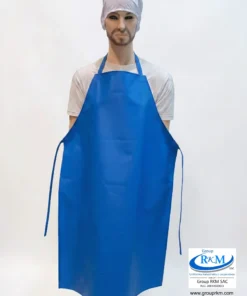 Delantal Doble Faz PVC Semi industrial Azul Calido