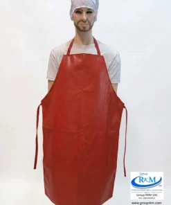Delantal Doble Faz PVC Semi industrial Rojo