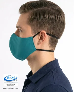 Mascarilla de tela Con Elastico para atras 2